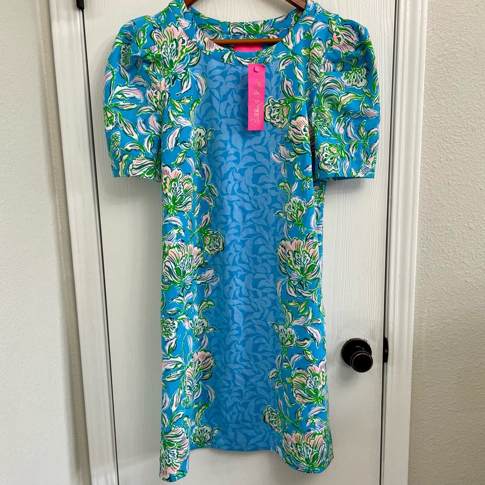 LILLY PULITZER | NWT | Harriet Dress in Cumulus Blue | M - Picture 3 of 7